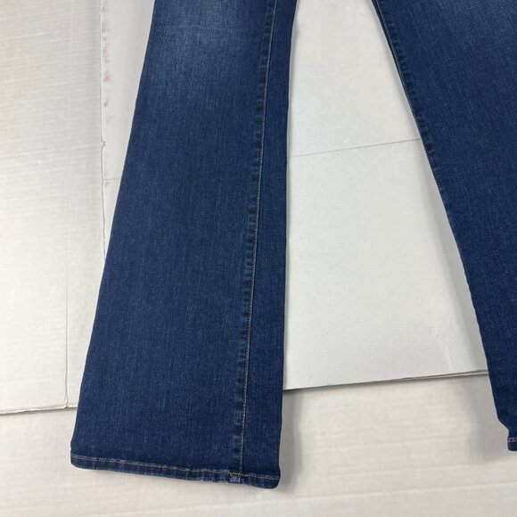 J Brand Jeans Women's 29x32* Mayflower Boot Cut Low Rise Dark Blue Denim Tag 26 - Picture 6 of 16